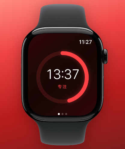 PomoRing Apple Watch 专注计时中